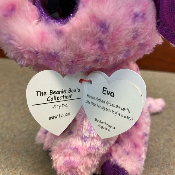 Ty Beanie Boo Eva the Elephant - Picture 6 of 8